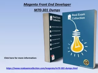 2020 Latest Magento M70-301 Exam Questions