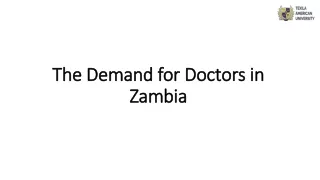The Demand for Doctors in Zambia
