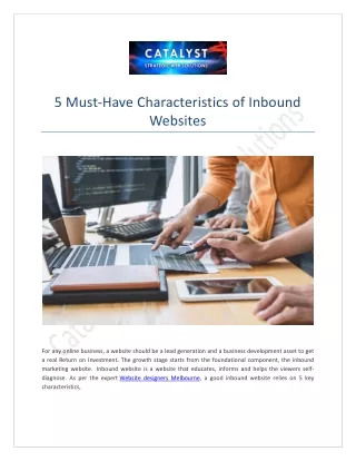5 Must-Have Characteristics of Inbound Websites