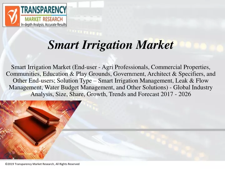 smart irrigation market