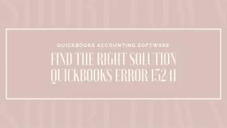 Fast and Easy Ways To Resolve QuickBooks Error 15241 - QuickBooks Error Solution