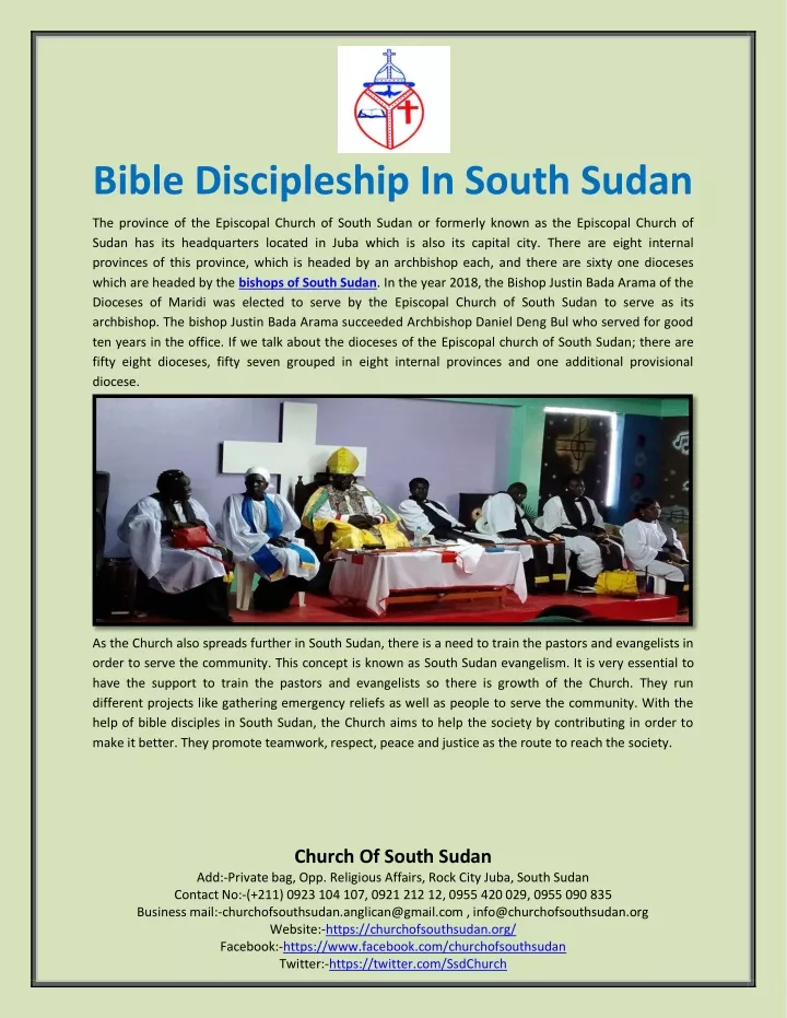 bible discipleship in south sudan