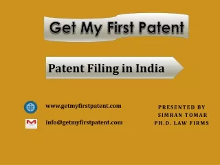 Patent Filing in India | Patent Application India