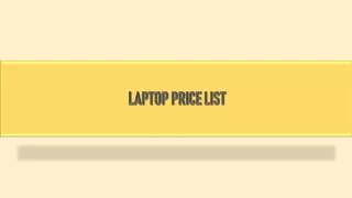 Buy Latest Laptops online at Best Prices on Bajaj Finserv EMI Store.