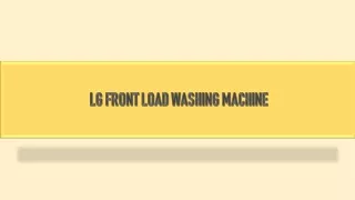 Buy LG Front Load Washing Machine Online at Best Prices on Bajaj Finserv EMI Store.