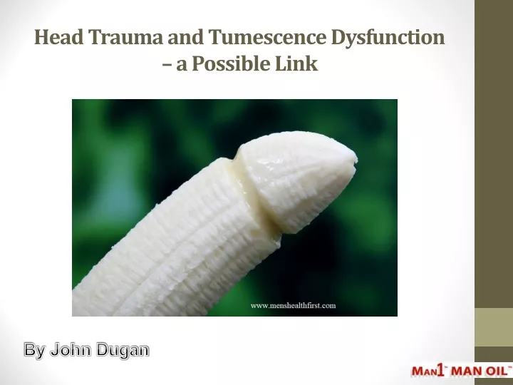 head trauma and tumescence dysfunction a possible link