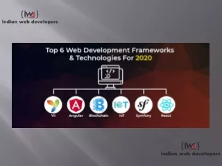 Top Web Development Frameworks & Technologies For 2020