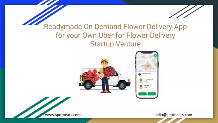 readymade on demand flower delivery app for your