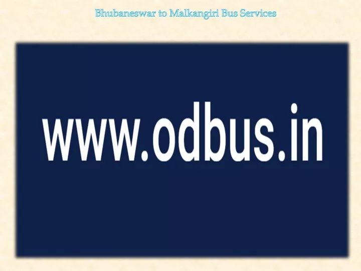bhubaneswar to malkangiri bus services