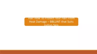 How To Protect Your Hair From Heat Damage – BBLUNT