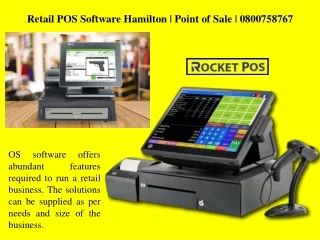 Retail POS Software Hamilton | Point of Sale | 0800758767