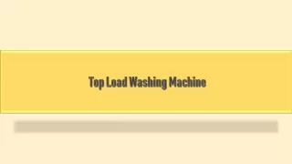 Buy Top Load Washing Machine Online at Best Prices on Bajaj Finserv EMI Store.