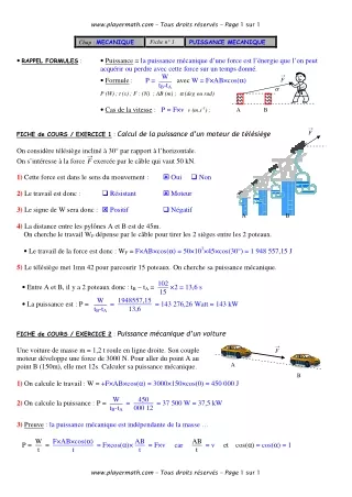équations de mécanique pour les véhicules électriques