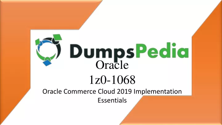 oracle 1z0 1068 oracle commerce cloud 2019