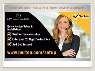norton.com/setup - Norton Antivirus Setup