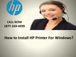 How to Install HP Printer for Windows - slide 1