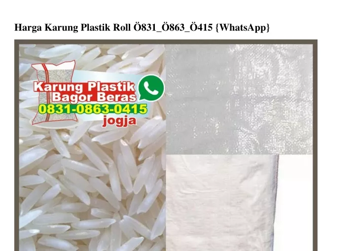 harga karung plastik roll 831 863 415 whatsapp