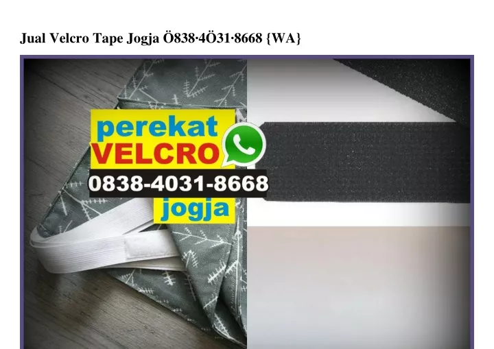 jual velcro tape jogja 838 4 31 8668 wa