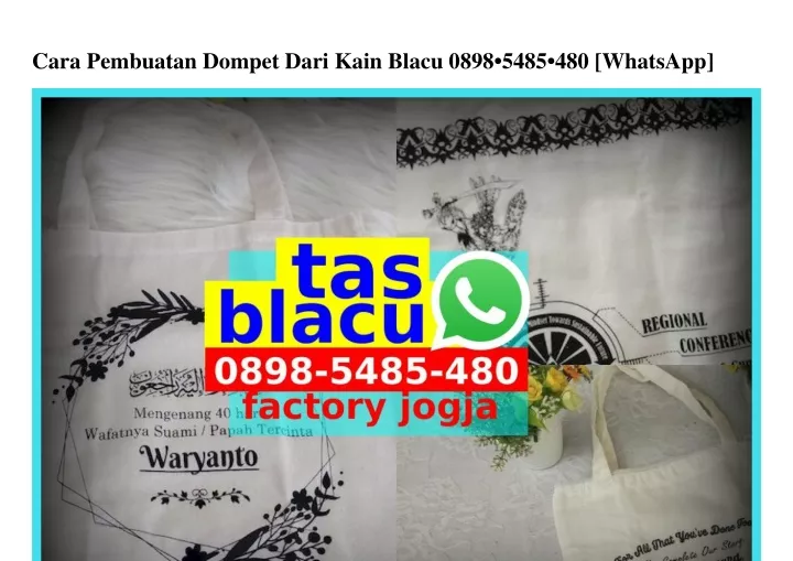 cara pembuatan dompet dari kain blacu 0898 5485