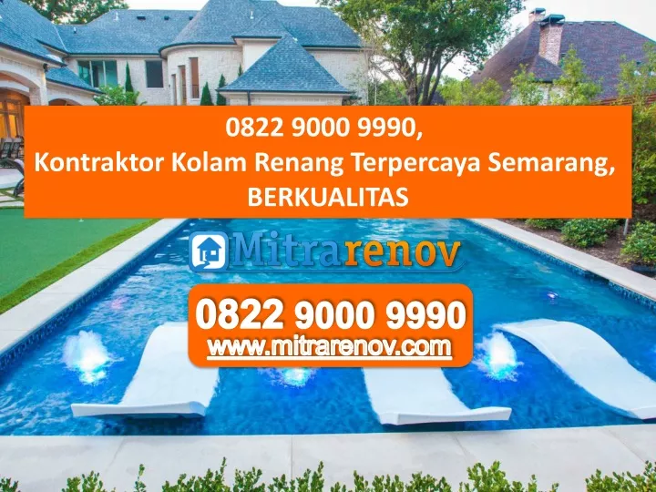 0822 9000 9990 kontraktor kolam renang terpercaya