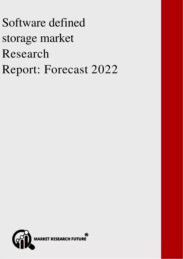 software defined storage market research report