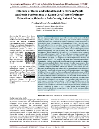 international journal of trend in scientific