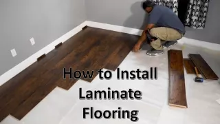Know How to Install Laminate Flooring