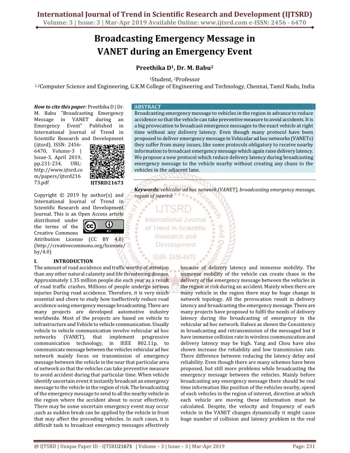 international journal of trend in scientific