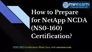 How to prepare for Netapp NS0-160 Data Administrator ONTAP Certification [Latest Exam Guide]