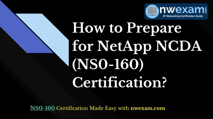 how to prepare for netapp ncda