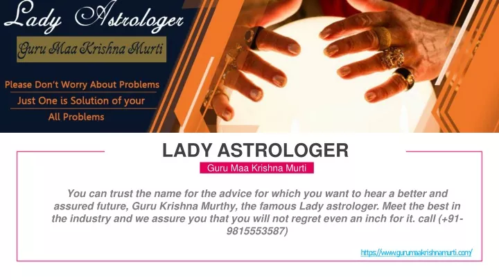 lady astrologer