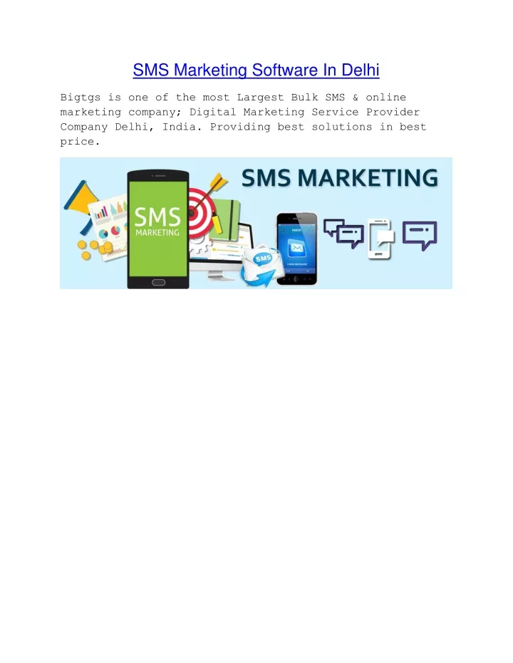 sms marketing software in delhi