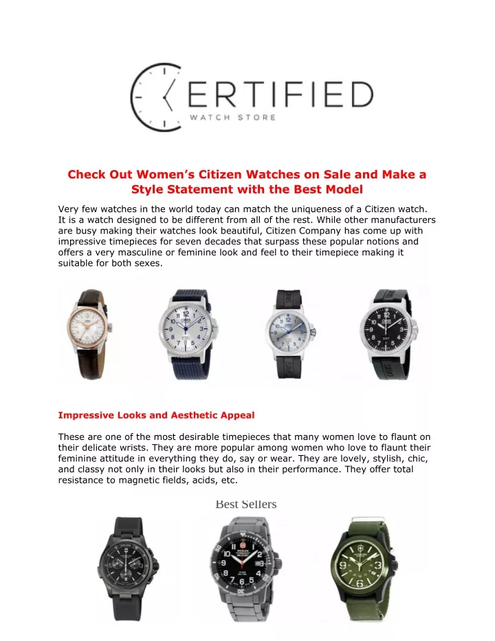 check out women s citizen watches on sale