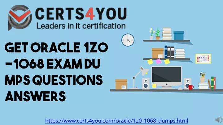get oracle 1z0 1068 exam du mps questions answers