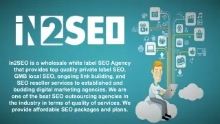 White Label SEO Services Company - In2SEO