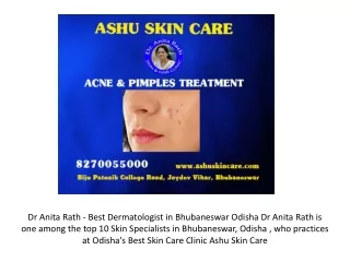 Best dermatologist in Bhubaneswar   Dr Anita Rath