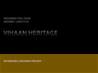 designed for your desired lifestyle