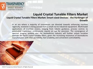 Liquid Crystal Tunable Filters Market: Structure and Overview of Key Industry
