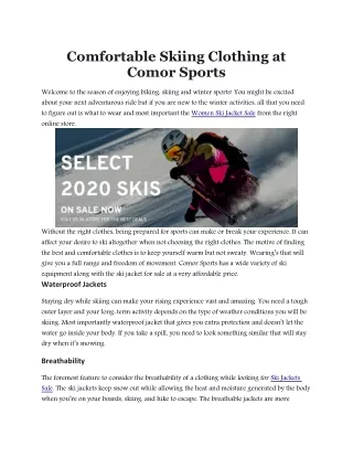 Womens Ski Jacket Sale
