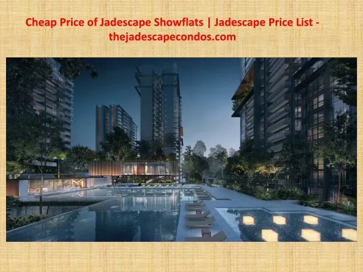 cheap price of jadescape showflats jadescape price list thejadescapecondos com