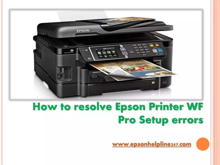how to resolve epson printer wf pro setup errors