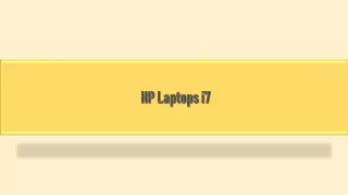 Laptops: Buy latest HP i7 Laptops online