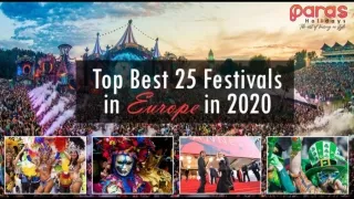 Top Best 25 Festivals in Europe in 2020