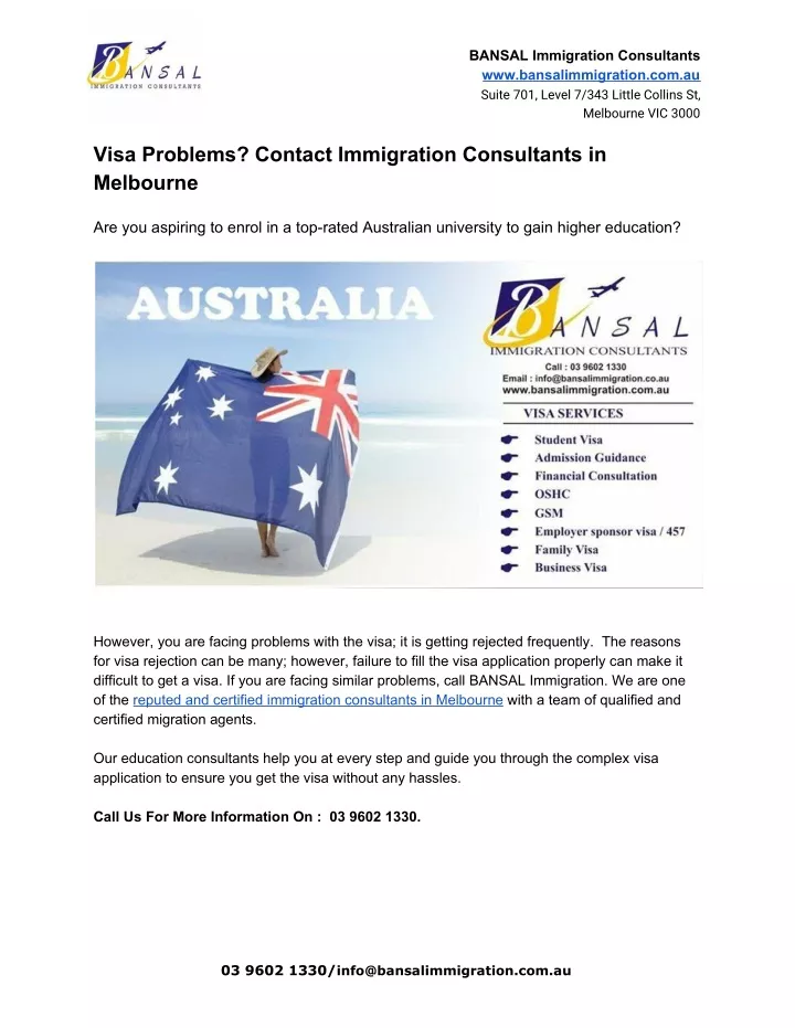bansal immigration consultants