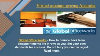 Virtual assistant pricing Australia