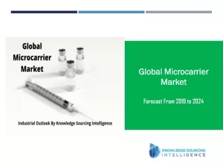 The Global Microcarrier Market, Growth Analysis by Knowledge Sourcing Intelligence