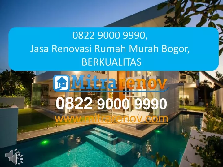 0822 9000 9990 jasa renovasi rumah murah bogor