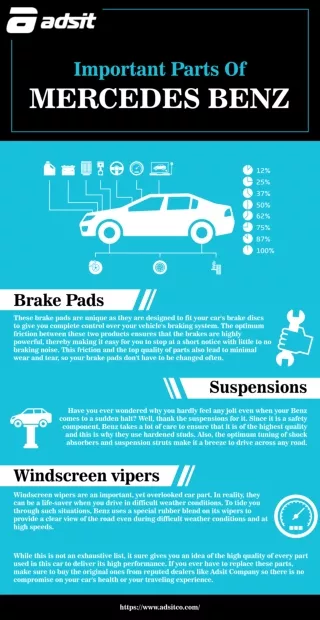 Important Parts of Mercedes Benz