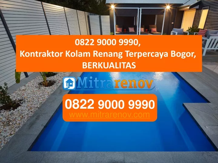 0822 9000 9990 kontraktor kolam renang terpercaya