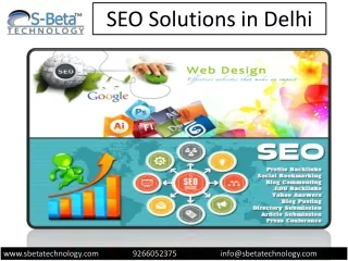 SEO Solutions in Delhi